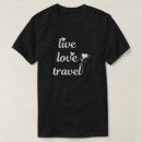 Buscar de viajar camisetas Simple