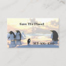Buscar pingüino tarjetas de visita Invierno