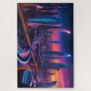 Buscar futurista puzzles Paisaje urbano