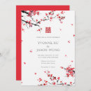 Buscar china boda invitaciones Rojo