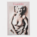 Buscar modelo blanco y negro paños de cocina Retro