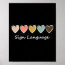 Buscar lenguaje de signos americano posters Sordo