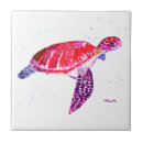 Buscar tortuga azulejos Acuarela