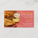 Buscar restaurante los mariscos de tarjetas de visita Parrilla