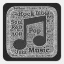 Buscar música negra pegatinas Amante de la música