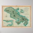 Buscar mapa del caribe posters Islas de las antilles