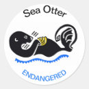 Buscar otter pegatinas Océano