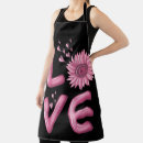 Buscar lino delantales Rosa