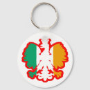 Buscar bandera irlandesa llaveros Shamrock