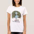 Buscar pavo real camisetas Acuarela
