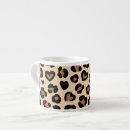 Buscar leopardo marrón tazas Huella de leopardo