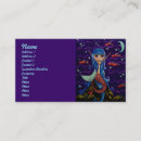 Buscar luna creciente tarjetas de visita Estrellas