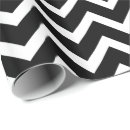 Buscar zigzag blanco y negro papel de regalo Retro
