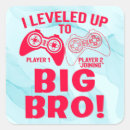 Buscar bro cuadradas pegatinas Hermano