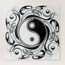 Buscar yin y yang puzzles Blanco y negro