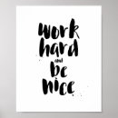 Buscar trabajo duro posters Carrera