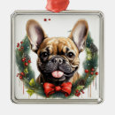 Buscar bulldog francés adornos Negro