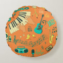Buscar musical cojines Dibujado a mano
