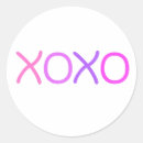 Buscar xoxo pegatinas Tipografía