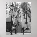 Buscar escaleras posters Blanco y negro