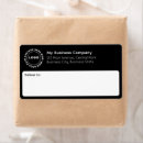 Buscar etiquetas envio empresas Blanco y negro