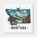 Buscar montana imanes Viaje retro vintage