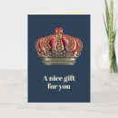 Buscar corona real tarjetas Príncipe