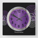 Buscar curva relojes de pared Elegante