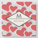 Buscar entre dos corazones posavasos Romance