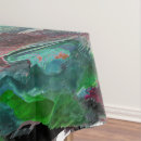 Buscar coral manteles Verde