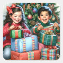 Buscar vieja moda pegatinas Navidad vintage