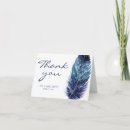 Buscar plumas azules tarjetas Invitados