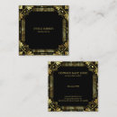 Buscar marco del oro tarjetas de visita Elegante