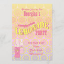 Buscar rosado la limonada invitaciones de cumpleaños Para niños