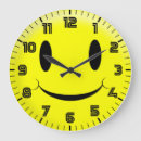 Buscar triste relojes de pared Amarillo