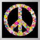 Buscar paz colorida posters Flor
