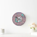 Buscar leo zodiac relojes de pared Para ella
