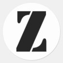 Buscar letra z pegatinas Alfabeto