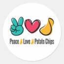 Buscar patatas fritas pegatinas Refrigerio