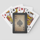 Buscar as espadas de barajas de cartas Vintage