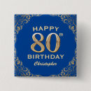 Buscar cumpleaños 80 chapas Ochenta años