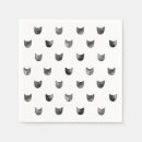 Buscar gato blanco servilletas Gatito