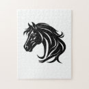 Buscar caballo salvaje puzzles Cabeza de caballo