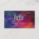 Buscar diamantes tarjetas de visita Para ella