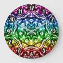 Buscar hippie relojes de pared Triángulo