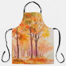 Buscar al óleo delantales Otoño