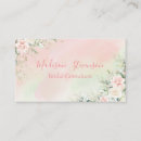 Buscar acuarela rosa tarjetas de visita Floral