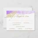 Buscar nota de la música invitaciones Morado