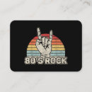 Buscar banda rock de tarjetas de visita Clásico