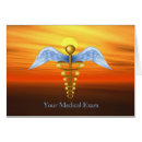 Buscar símbolo médico tarjetas Caduceus
